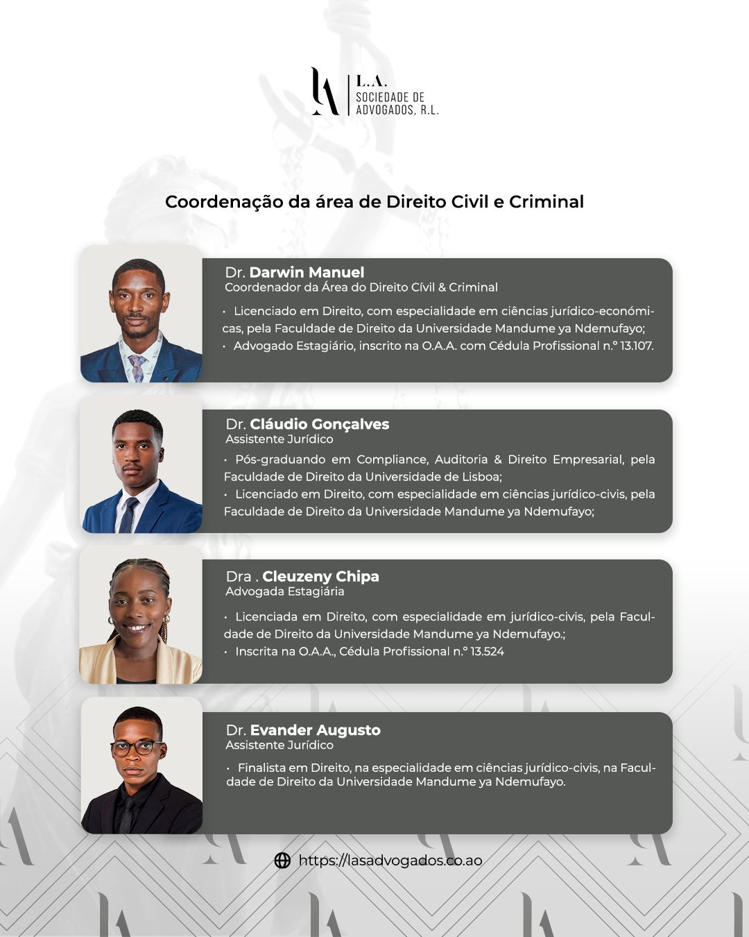 Coordination of the Civil and Criminal Law Area
